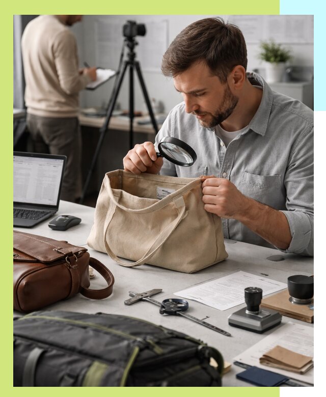 Сертификация сумок в Каспийске, оформление и получение сертификатов