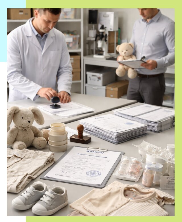 Сертификация детских товаров в Каспийске от 15272 р. | Алешин-Ксп