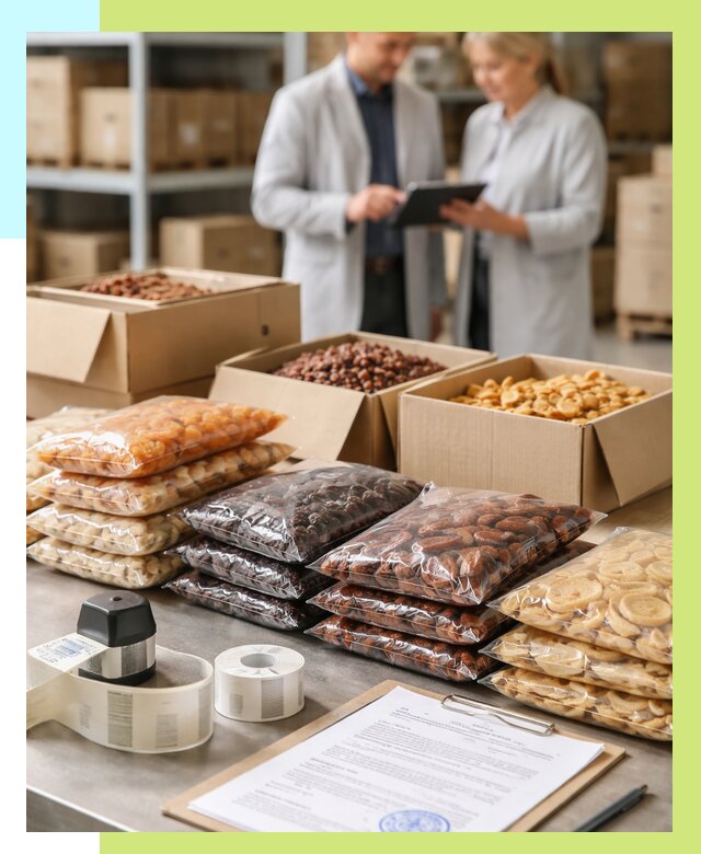 Сертификация сухофруктов в Каспийске от 12217 р. | Алешин-Ксп под ключ