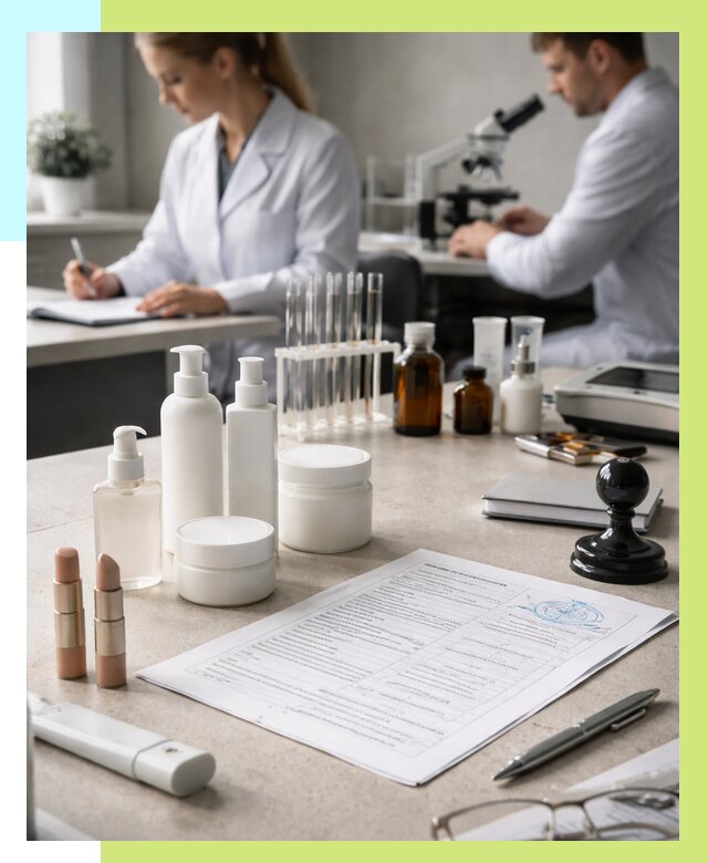 Сертификация косметики в Каспийске от 20362 р. - Алешин-Ксп