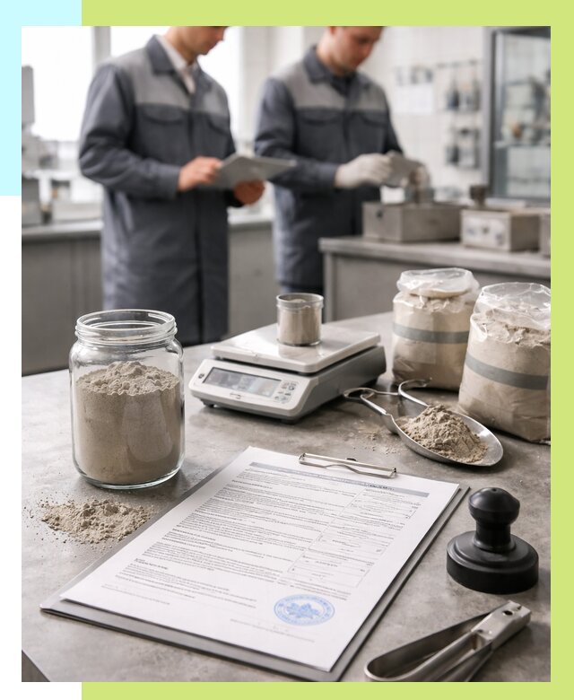 Сертификация цемента в Каспийске от 20362 р. | Алешин-Ксп