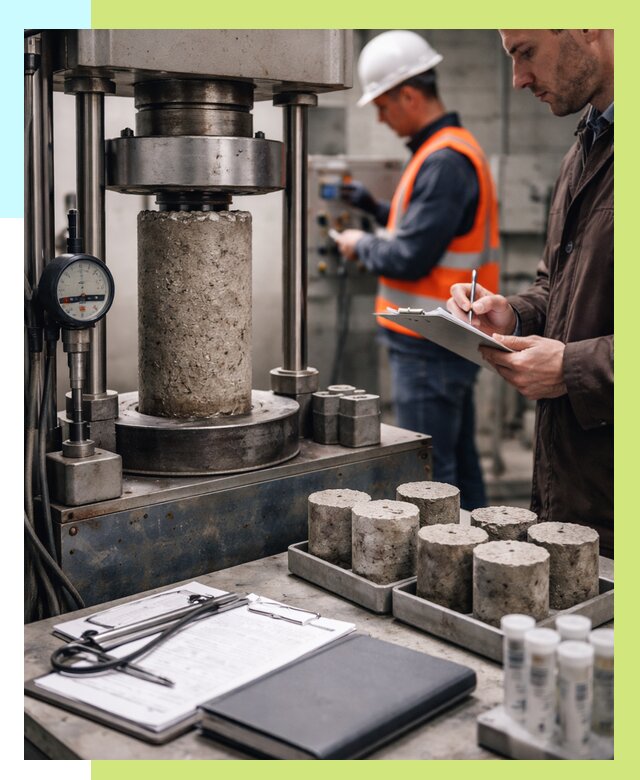 Сертификация бетона в Каспийске от 30543 р. сертификат | Алешин-Ксп