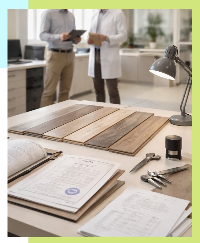 Сертификация ламината в Каспийске от 18326 р. под ключ | Алешин-Ксп