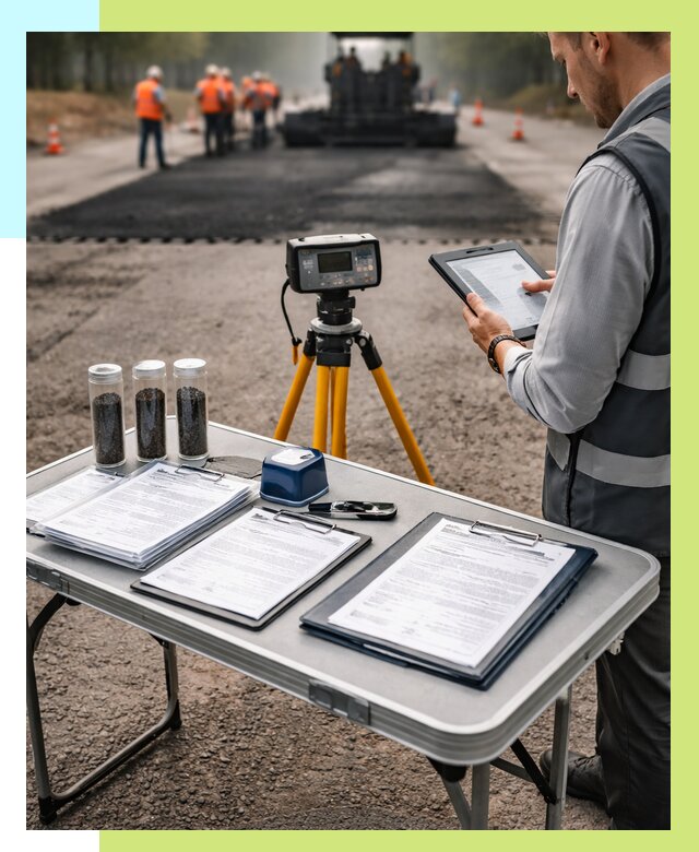 Сертификация асфальта в Каспийске от 25453 р. | Алешин-Ксп