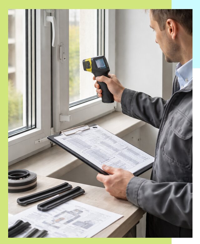 Сертификация окон в Каспийске: испытания, сертификаты, декларации