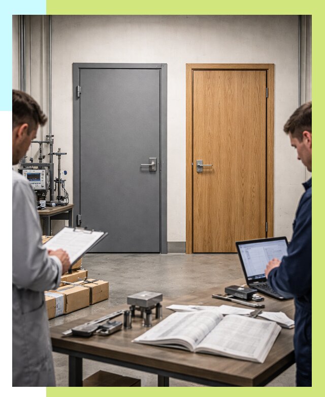 Сертификация дверей в Каспийске от 8145 р. под ключ | Алешин-Ксп