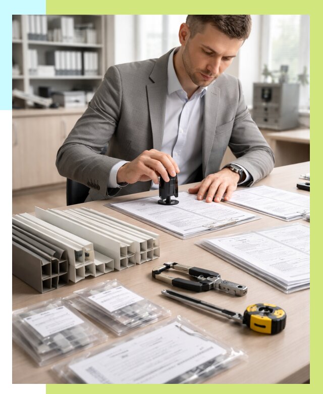 Сертификация ПВХ продукции в Каспийске от 8654 р., Алешин-Ксп