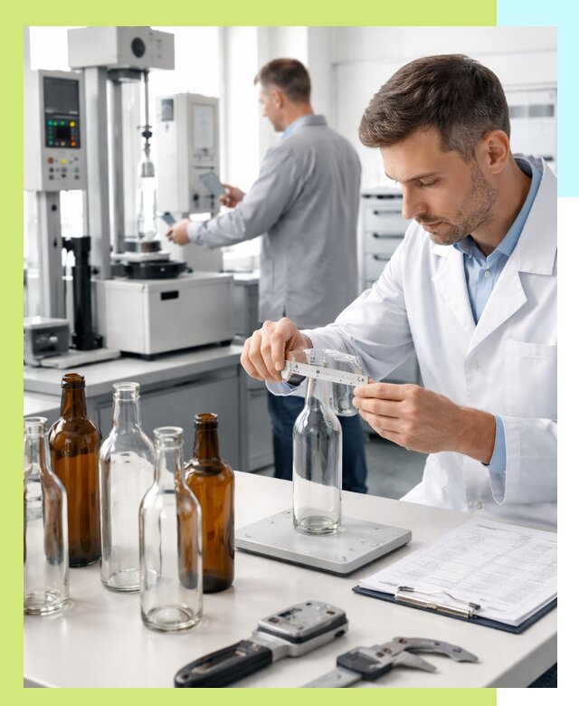 Сертификация стеклянных бутылок и сопутствующей упаковки в Каспийске