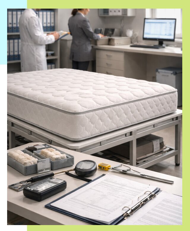 Сертификация матрасов в Каспийске от 8654 р. | Алешин-Ксп