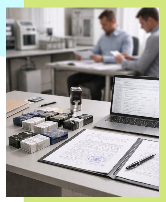 Сертификация сигарет под ключ в Каспийске от 45815 р. | Алешин-Ксп