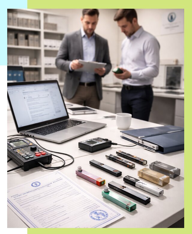 Сертификация электронных сигарет в Каспийске от 20362 р. | Алешин-Ксп