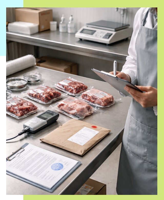 Сертификат на мясо и декларация в Каспийске от 8654 р. | Алешин-Ксп
