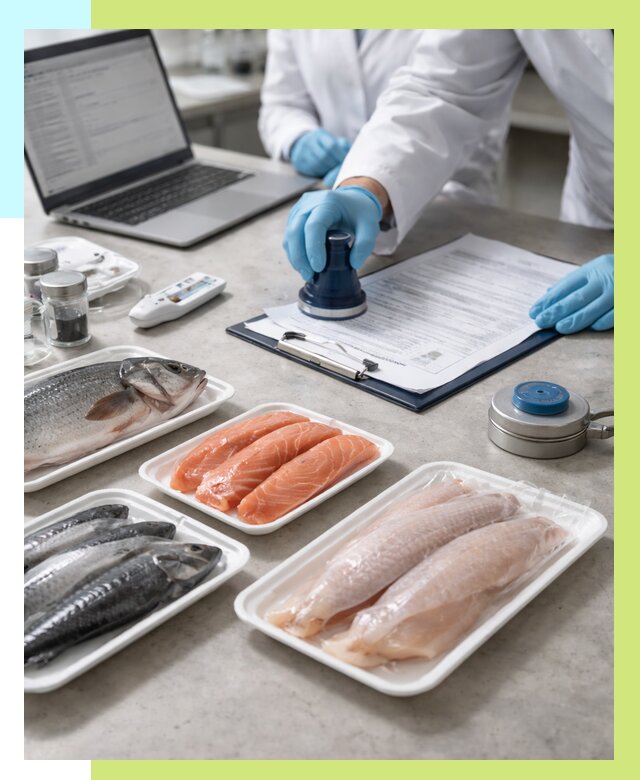 Сертификация рыбы и сертификат в Каспийске от 15272 р. | Алешин-Ксп