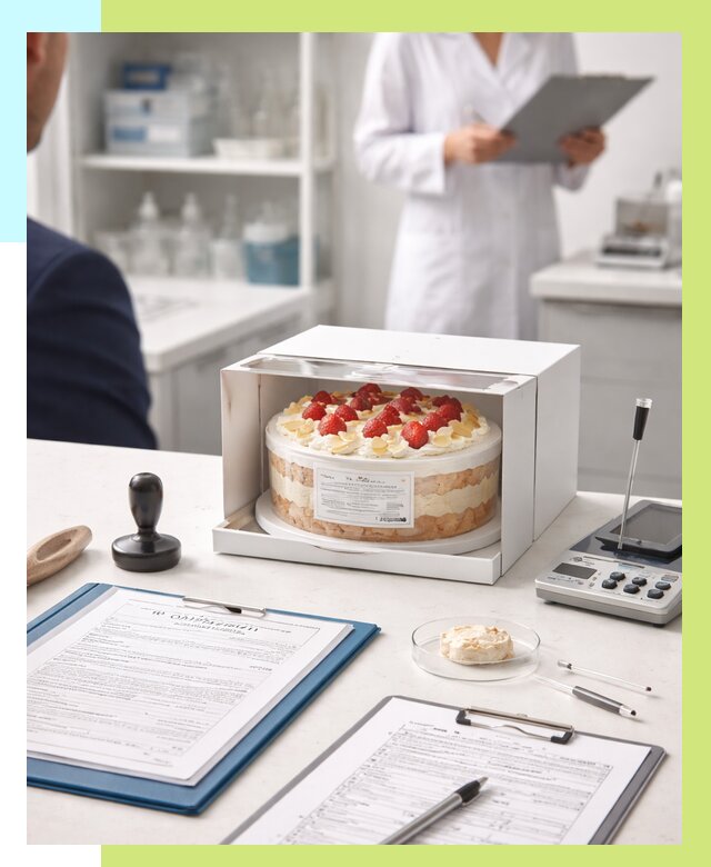 Сертификация тортов в Каспийске от 9163 р. заказать | Алешин-Ксп