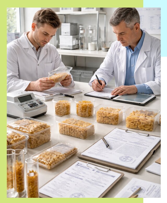 Сертификация макаронных изделий и технологической документации в Каспийске