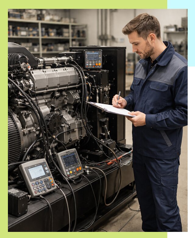 Сертификация дизельных генераторов и их оборудования в Каспийске