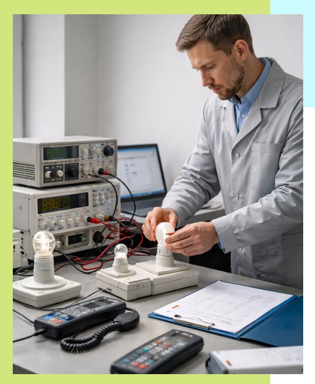 Сертификация ламп и светильников в Каспийске по нормативам