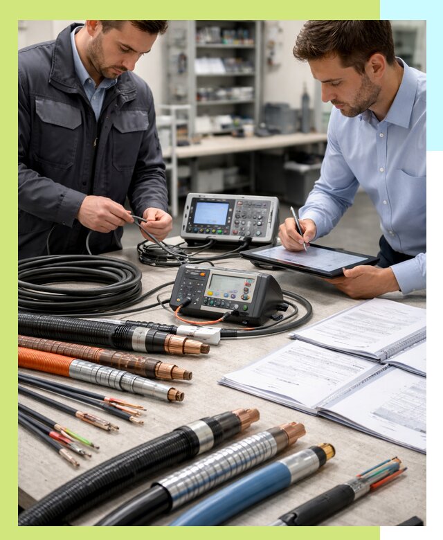 Сертификация кабеля и электропроводки в Каспийске под ключ