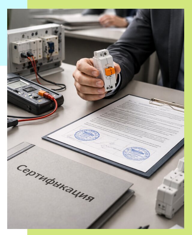 Сертификация выключателей под ключ в Каспийске от 15272 р. | Алешин-Ксп
