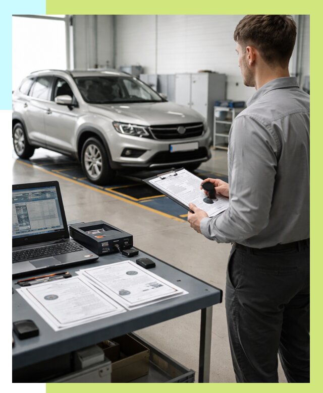 Сертификация транспортных средств в Каспийске от 12217 р. | Алешин-Ксп