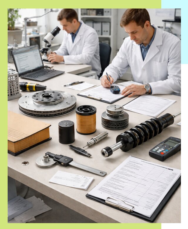 Сертификация автозапчастей и комплектующих в Каспийске по ГОСТ