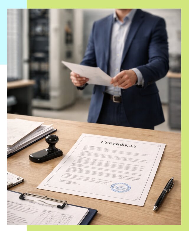 Сертификат на оборудование в Каспийске от 15272 р. | Алешин-Ксп