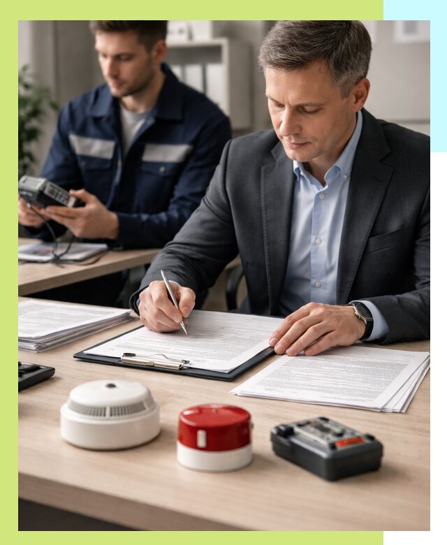 Получение добровольного пожарного сертификата в Каспийске