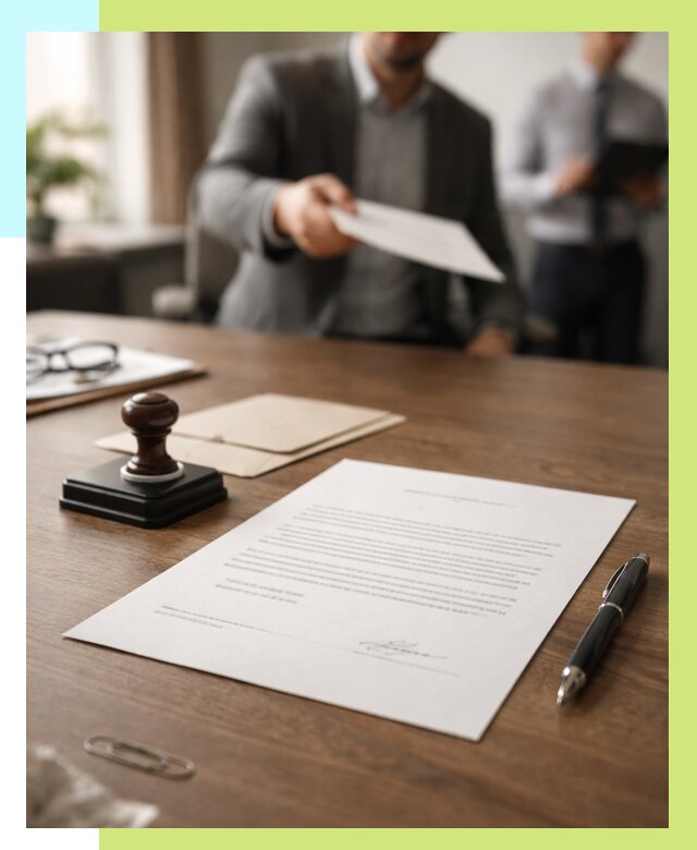 Отказное письмо по сертификации в Каспийске от 3563 р. | Алешин-Ксп