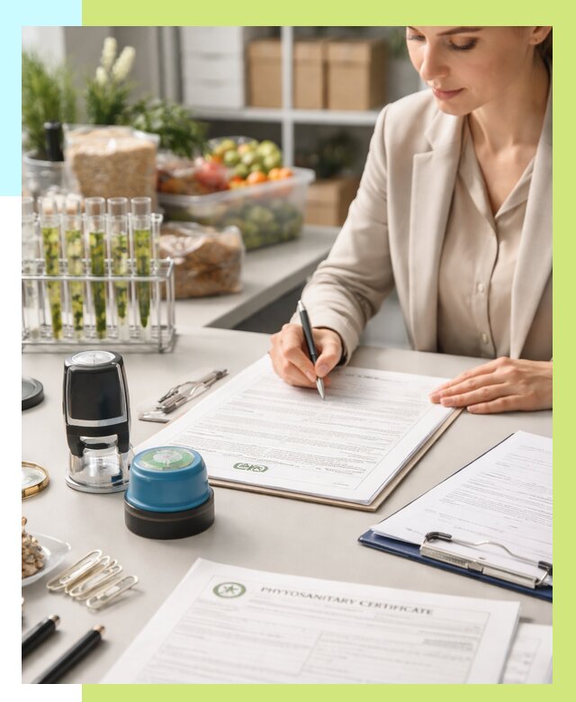 Фитосанитарный сертификат оформить в Каспийске от 4581 р. | Алешин-Ксп