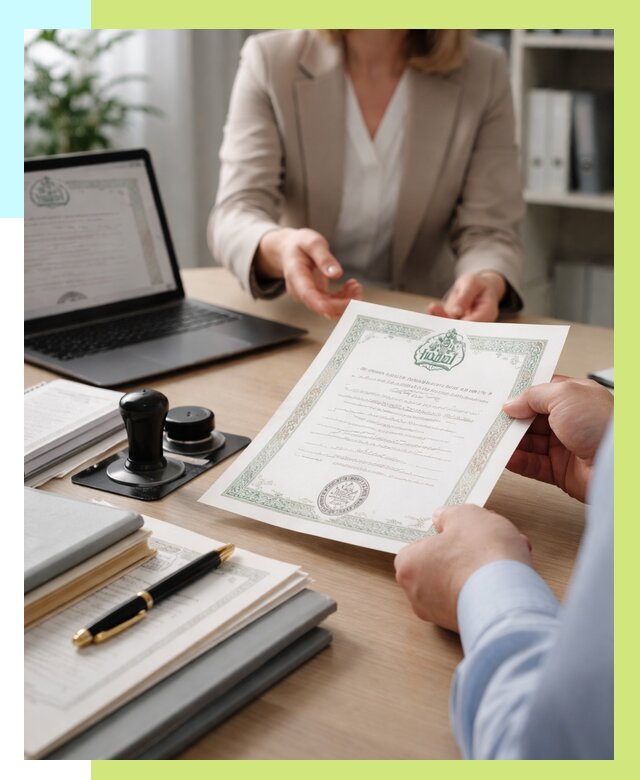 Халяль сертификат в Каспийске, получить от 15272 р. | Алешин-Ксп