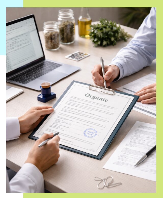 Оформление сертификат органик в Каспийске от 30543 р. | Алешин-Ксп