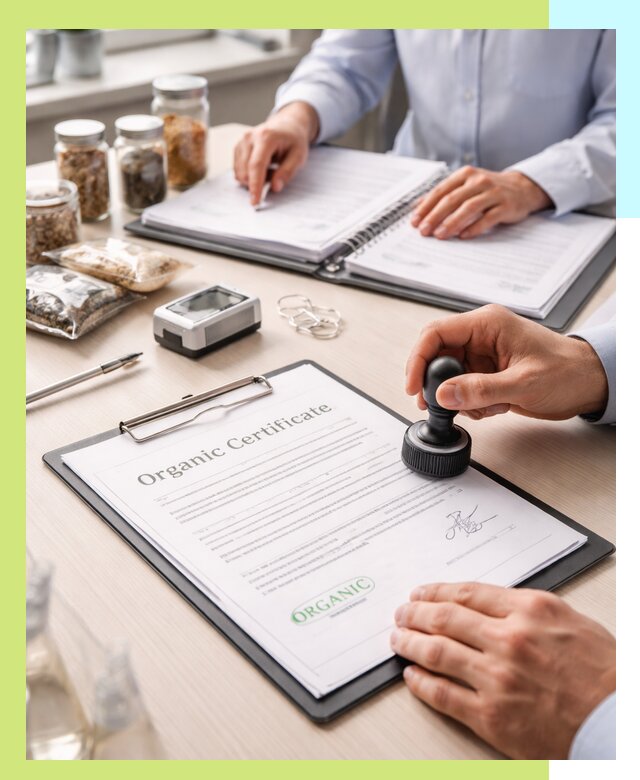 Получение органик сертификата для продукции в Каспийске