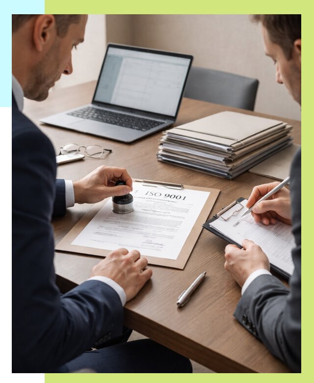 Сертификат ISO 9001 в Каспийске купить от 81448 р. | Алешин-Ксп