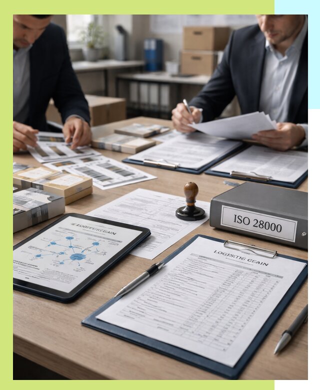 Получение сертификата ISO 28000 по безопасности цепи поставок в Каспийске