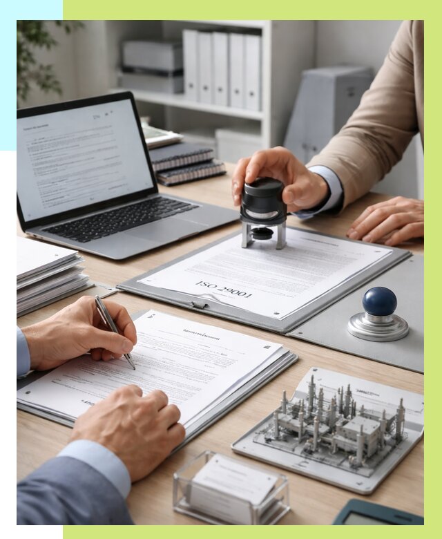 Сертификат ISO 29001 в Каспийске под ключ от 76358 р. | Алешин-Ксп