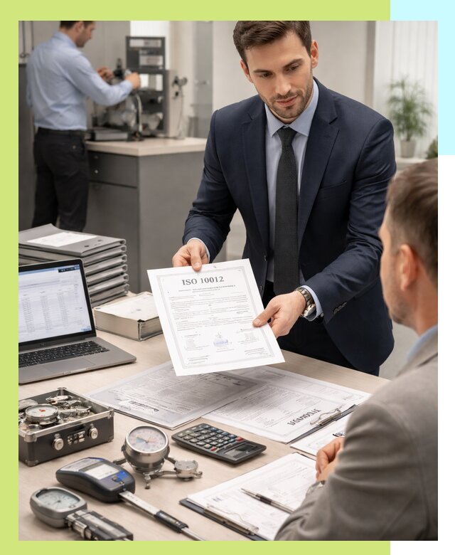 Выдача сертификата ISO 10012 по требованиям метрологии в Каспийске