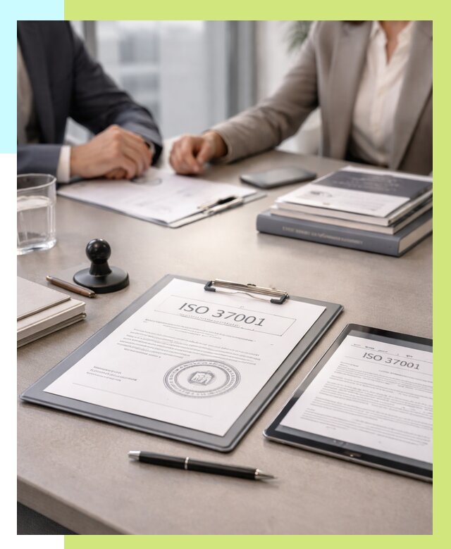 Сертификат ISO 37001 в Каспийске оформить от 122172 р. Алешин-Ксп