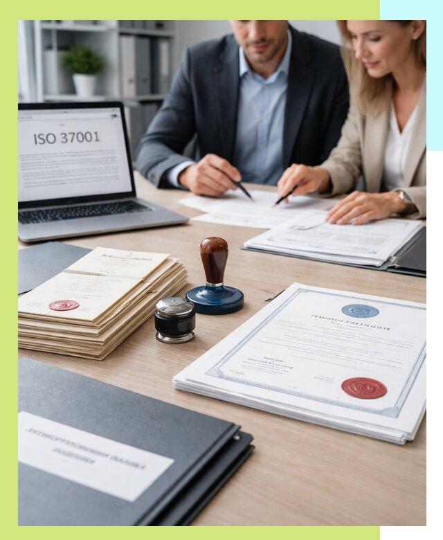 Получение сертификата ISO 37001 по системе борьбы с коррупцией в Каспийске